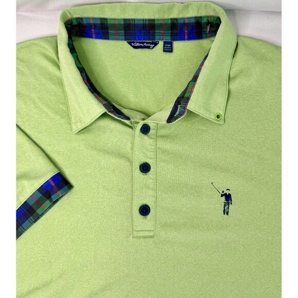 William Murray Golf Other - William Murray Polo Shirt‎ Mens LG Green Casual Golf Short Sleeve Performance